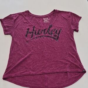 Hurley Burgundy Casual Tee